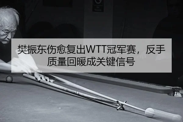 樊振东伤愈复出WTT冠军赛，反手质量回暖成关键信号
